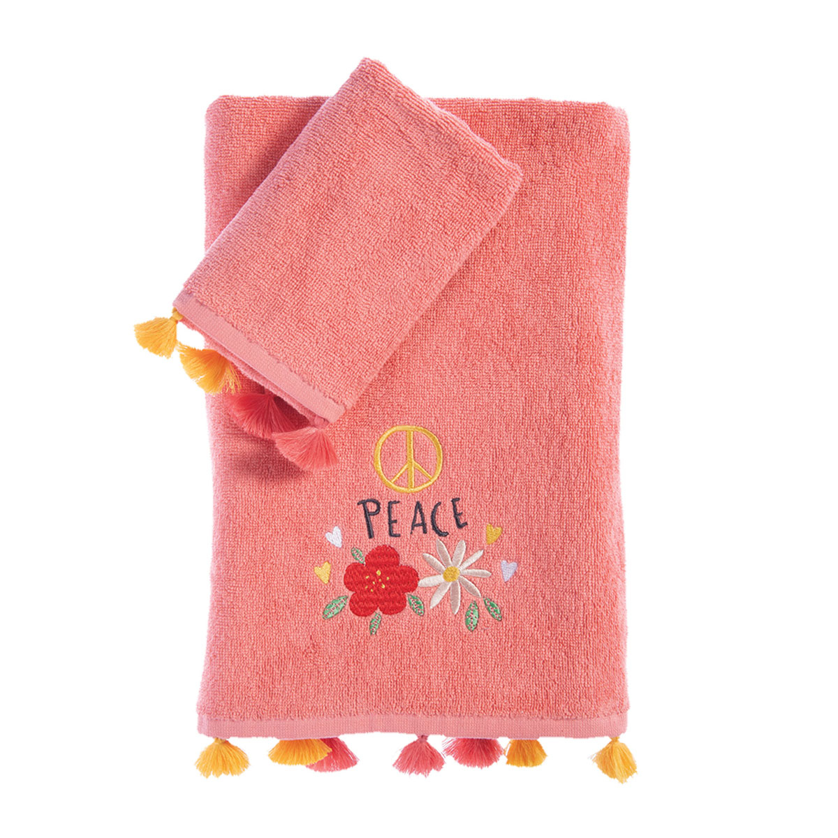 Παιδικές Πετσέτες (Σετ 2τμχ) Nef-Nef Junior Love & Peace 240826