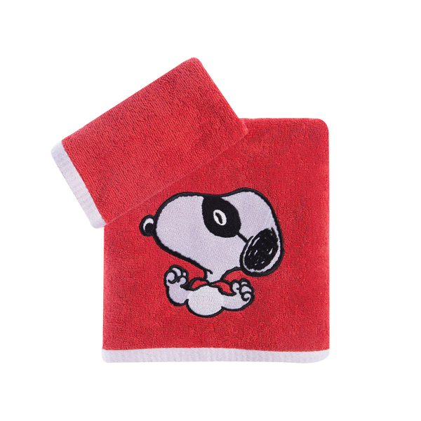 Παιδικές Πετσέτες (Σετ 2τμχ) Nef-Nef Junior Snoopy Mask Hero 420gsm