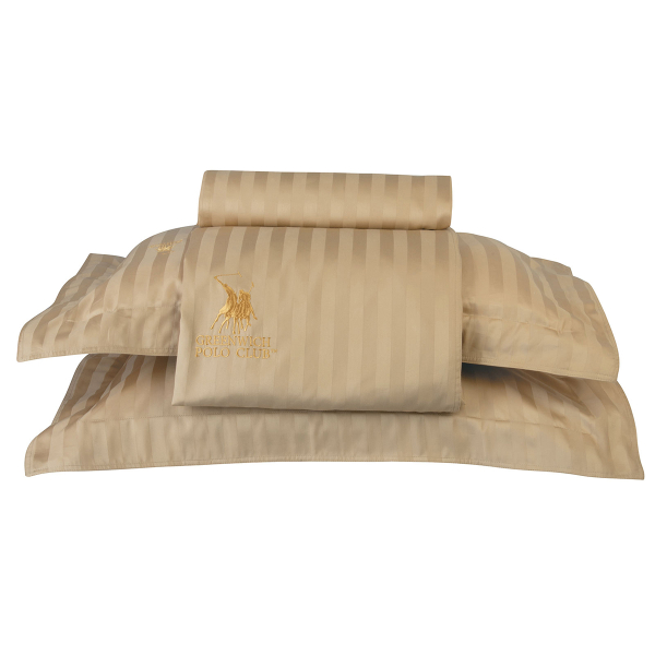 Παπλωματοθήκη Υπέρδιπλη (Σετ 220x240) Greenwich Polo Club Premium 2153 Gold