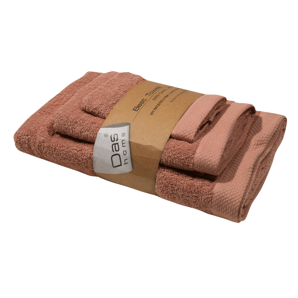 Πετσέτες Μπάνιου (Σετ 3τμχ) Das Home Best 0654 480gsm