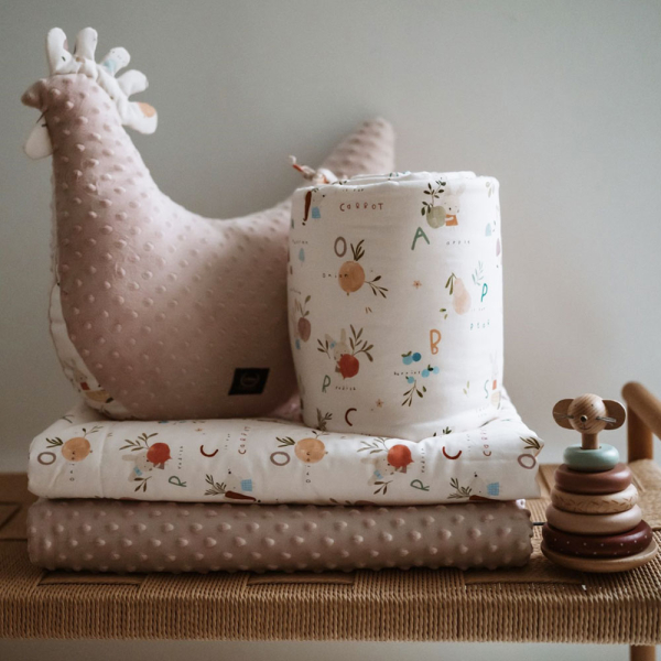 Πάντα Κούνιας (210x25) La Millou ABC Fruits Smoke Rose