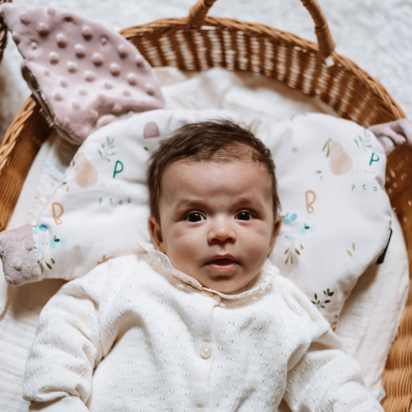 Βρεφικό Μαξιλάρι Sleepy Pig La Millou ABC Fruits Smoke Rose