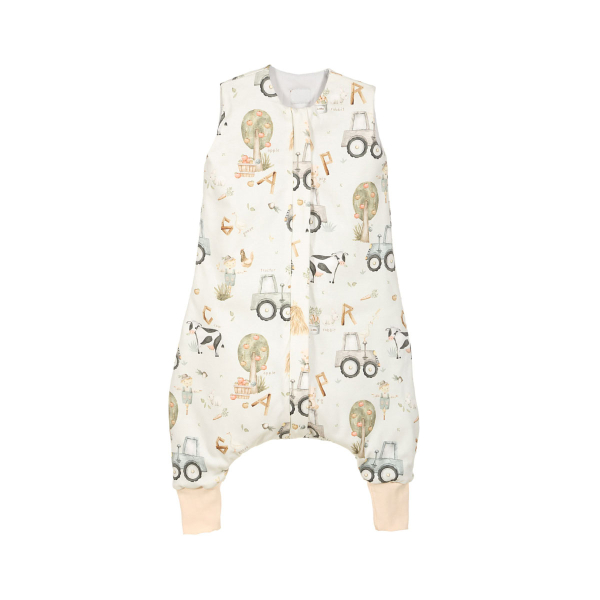 Καλοκαιρινός Υπνόσακος Με Πόδια 1.7 Tog (9-24 Μηνών) La Millou ABC Farm Khaki