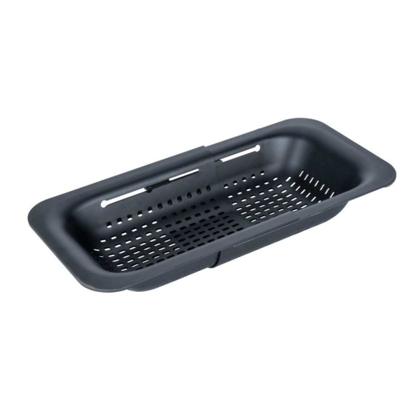 Σουρωτήρι Νεροχύτη Επεκτεινόμενο (37-50x20x7) Wenko Sivo Black 55012100