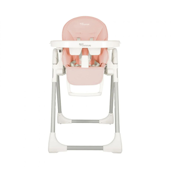 Καρεκλάκι Φαγητού Αναδιπλούμενο (6-36 Μηνών) Baby Adventure Viva 2 Powder Pink