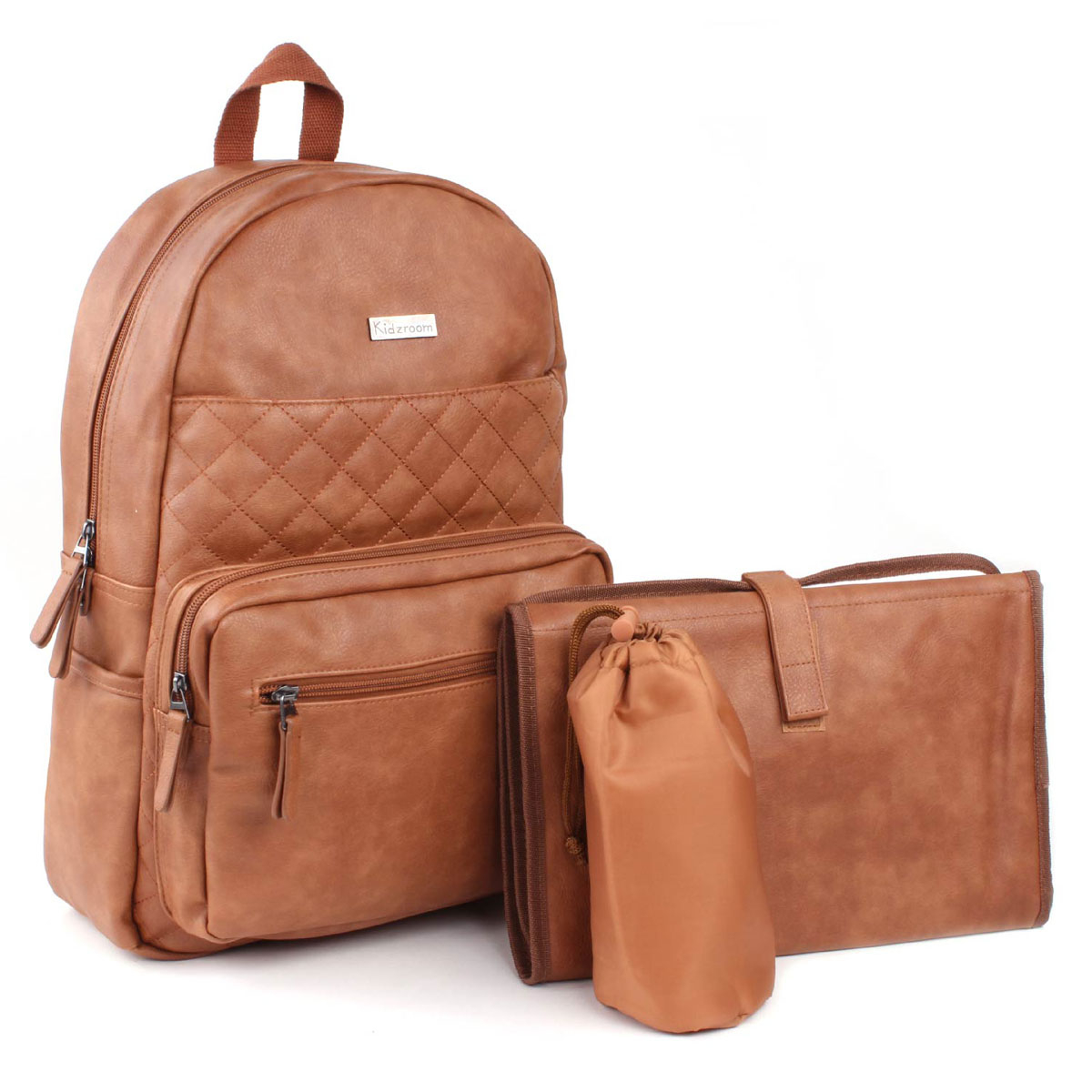 Τσάντα Αλλαξιέρα Backpack (30x19x44) Kidzroom Popular Brown 241752