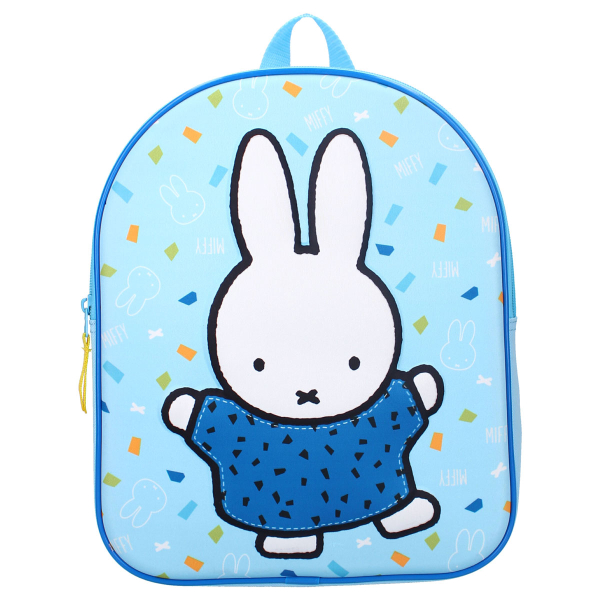 Σχολική Τσάντα Νηπιαγωγείου (26x11x32) Miffy Always Be You Blue