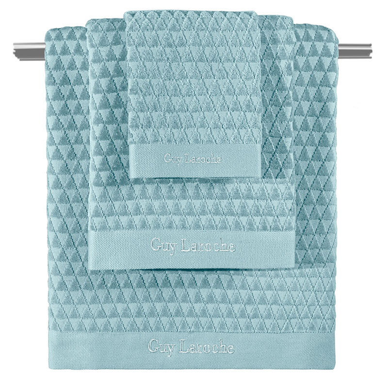 Πετσέτες Μπάνιου (Σετ 3Τμχ) Guy Laroche Tokyo Aqua 500Gsm Home Λευκά Είδη Spitishop
