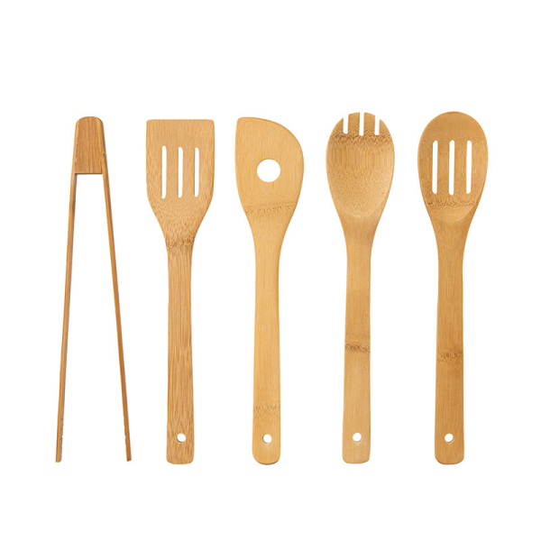 Μαχαίρια Κουζίνας & Κουτάλες Σε Βάση (Σετ 11τμχ) F-V Bamboo 189690