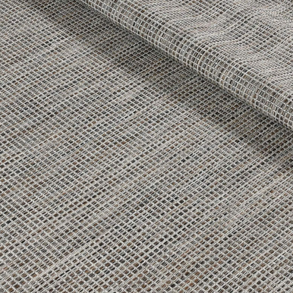 Χαλί Καλοκαιρινό (160x230) Polcarpet Bali Rainbow 12355 Brown Silver