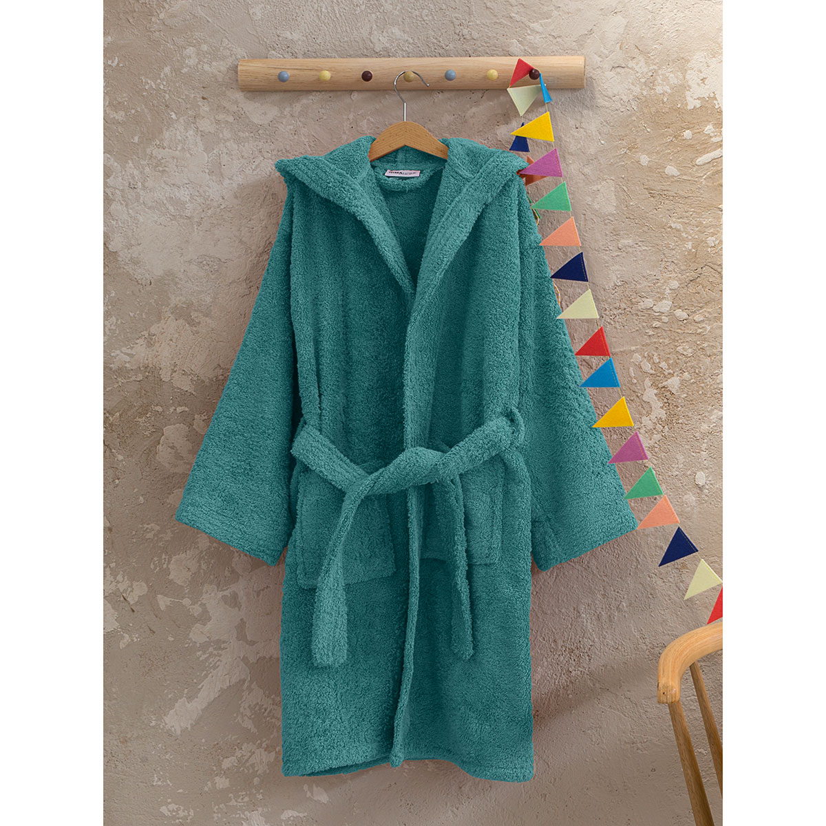 Παιδικό Μπουρνούζι Nima Wizard Jungle Green No14 Home Παιδικά Μπουρνούζια - Βρεφικά Spitishop
