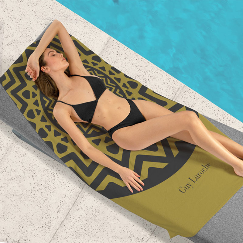 Πετσέτα Θαλάσσης Guy Laroche Printed 2101 Olive