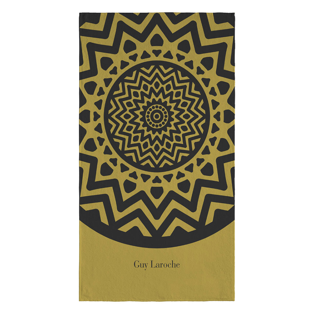 Πετσέτα Θαλάσσης Guy Laroche Printed 2101 Olive Home Πετσέτες Ενηλίκων Spitishop