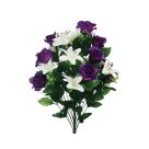 Διακοσμητικό Μπουκέτο Λουλουδιών 62εκ. Marhome 00-00-23605-24-3