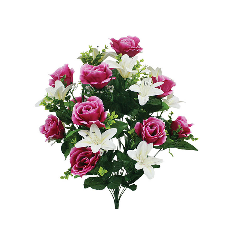 Διακοσμητικό Μπουκέτο Λουλουδιών 62εκ. Marhome 00-00-23605-24-4