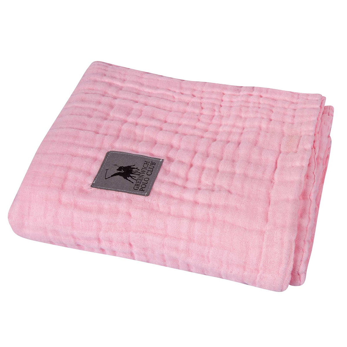 Κουβέρτα Μουσελίνα Αγκαλιάς (80X150) Greenwich Polo Club Baby 2994 Pink Home Βρεφικά Προίκα Μωρού Κουβέρτες Βρεφικές Καλοκαιρινές Spitishop