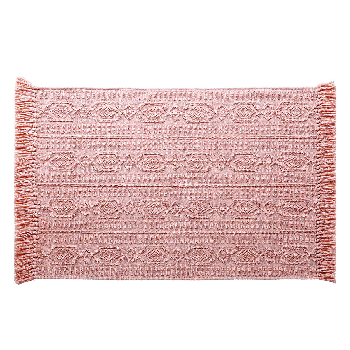 Πατάκι Μπάνιου (60X90) Kentia Loft Tomas 14 Salmon Pink Home Μπάνιο Πατάκια Spitishop