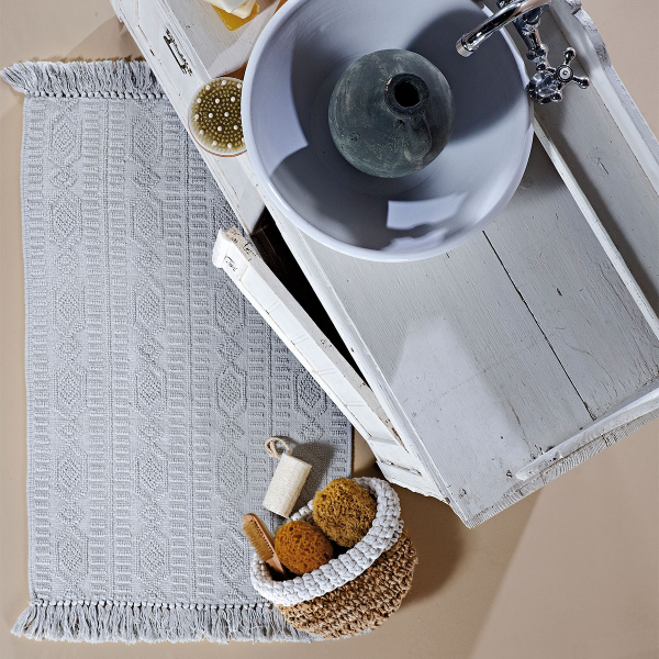 Πατάκι Μπάνιου (60x90) Kentia Loft Tomas 22 L.Grey