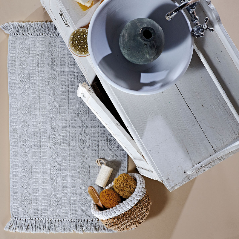 Πατάκι Μπάνιου (60x90) Kentia Loft Tomas 22 L.Grey