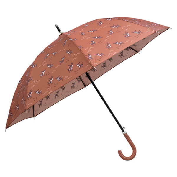 Ομπρέλα Βροχής Μπαστούνι Αυτόματη Fresk Deer Amber Brown FR-FR500-34