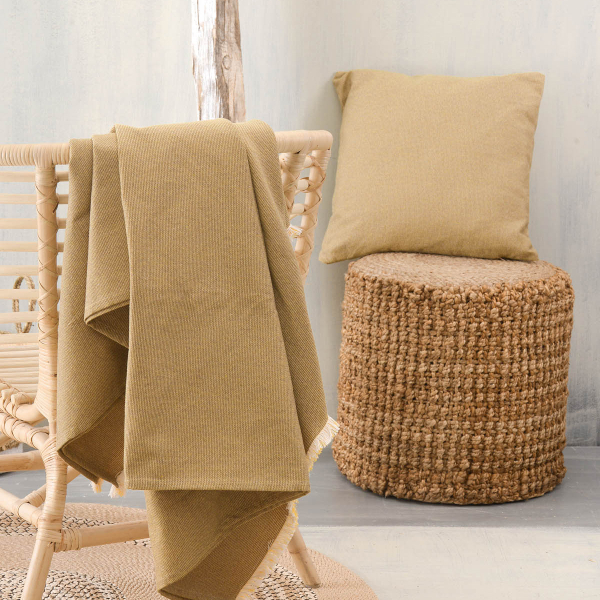 Ριχτάρι Καναπέ Τριθέσιου (180x280) Rythmos Veracruz Ώχρα