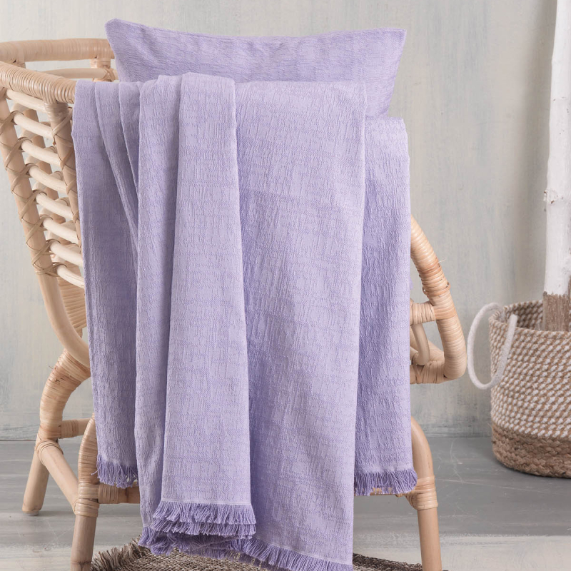 Ριχτάρι Καναπέ Τετραθέσιου (180x330) Rythmos Mauricio Λιλά