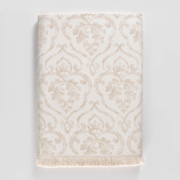 Ριχτάρι Καναπέ Τετραθέσιου (180x330) Rythmos Medallion Εκρού-Μπεζ