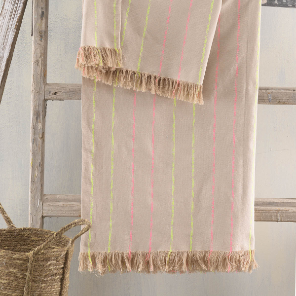 Ριχτάρι Καναπέ Τετραθέσιου (180x330) Rythmos Sezane Μπεζ