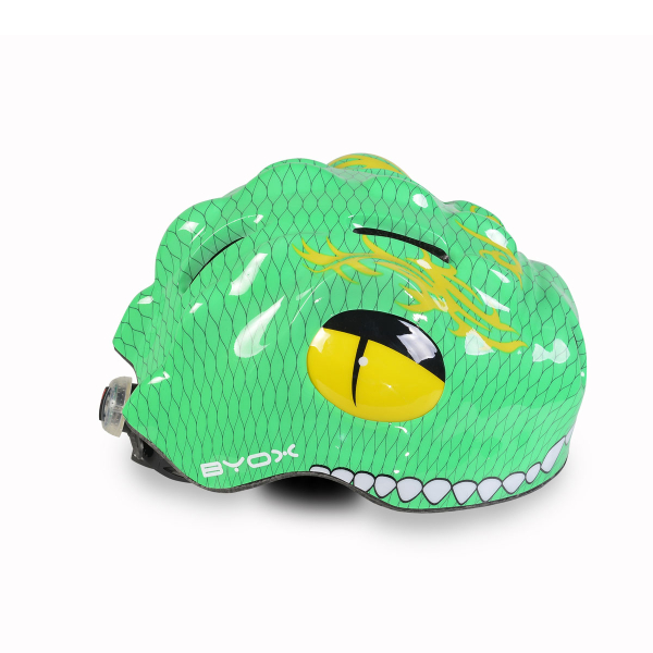 Παιδικό Κράνος Με Led (48-54cm) Byox Y27 Dino