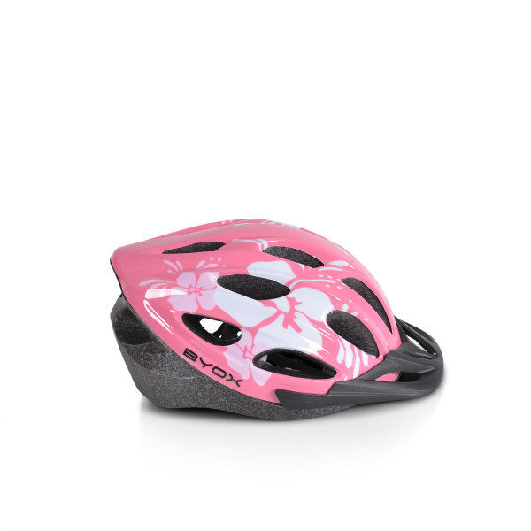Παιδικό Κράνος Με Led (54-58cm) Byox Y02 Pink