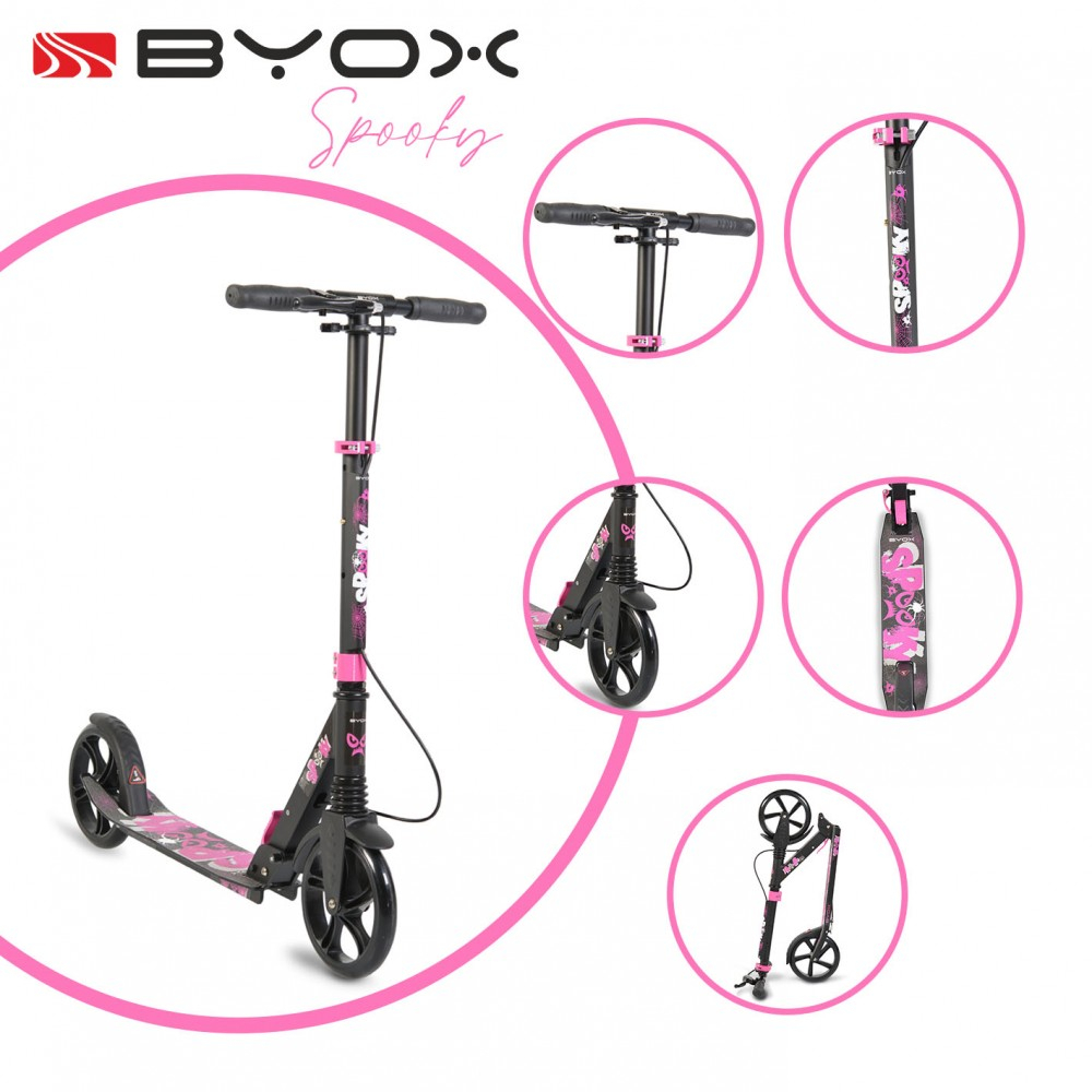 Παιδικό Πατίνι Δίτροχο (8+ Ετών) Byox Spooky Pink Home Παιχνίδια Πατίνια - Skateboard Spitishop