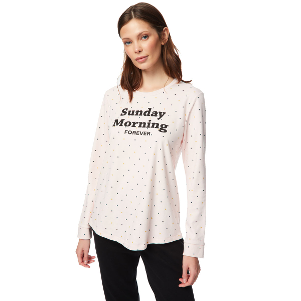 Πιτζάμα Γυναικεία Χειμωνιάτικη Minerva Wake Up 52201-136 Pink Hearts