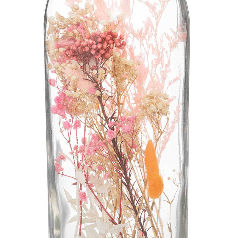 Διακοσμητικό Μπουκάλι (Φ11 7X46 6) A-S Dried Flower Pink 193806 Home Διακόσμηση Διακοσμητικά Βάζα & Μπουκάλια Spitishop