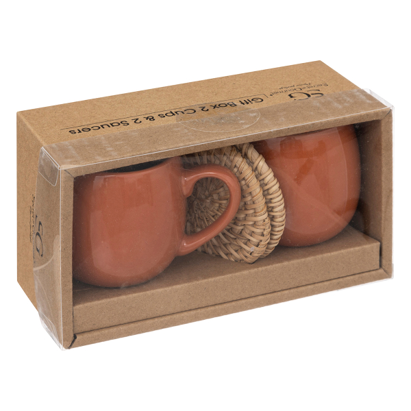 Φλυτζάνια Espresso 100ml & Σουβέρ (Σετ 4τμχ) S-D Alic 188400