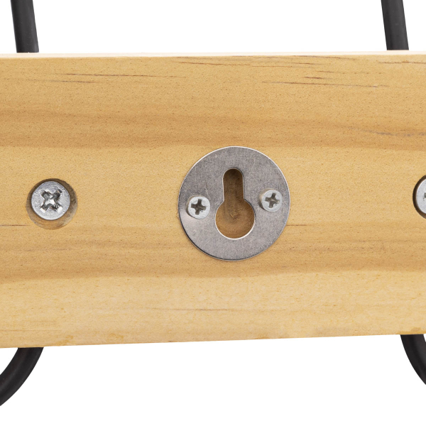 Κρεμάστρα Τοίχου 6 Θέσεων (77x5.5x13.5) F-V Staple 181347