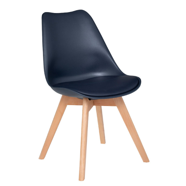Καρέκλα (48x52.5x82) A-S Baya Ink Blue 157166L
