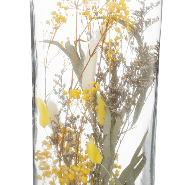 Διακοσμητικό Μπουκάλι (Φ14.7x54.5) A-S Dried Flower Yellow 193807