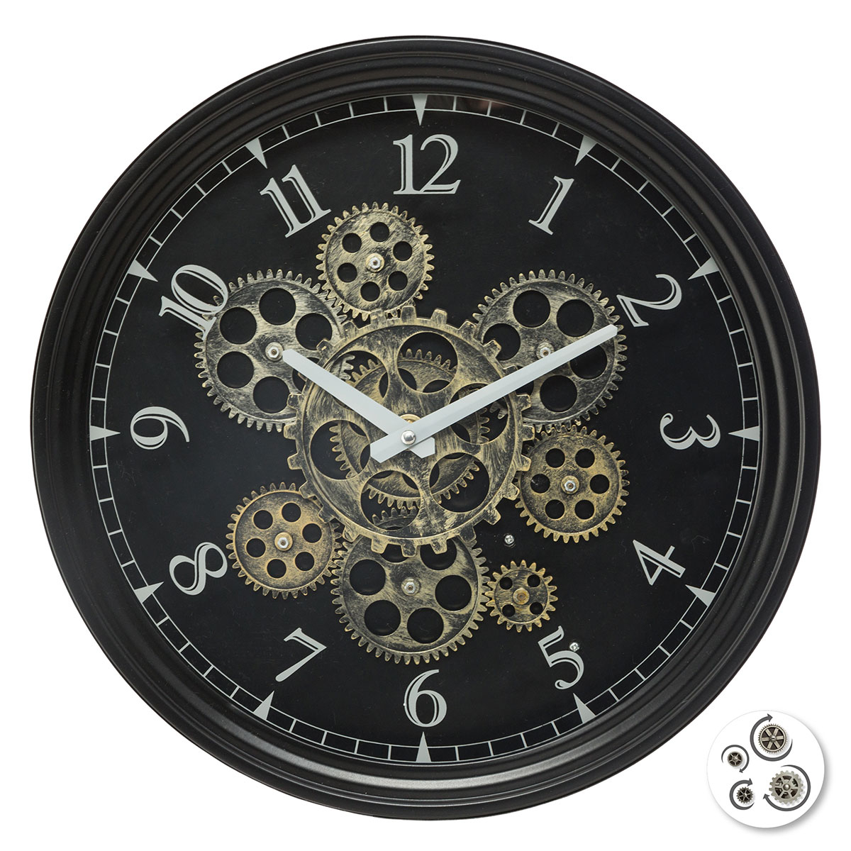 Ρολόι Τοίχου (Φ37) Αθόρυβο A-S Horologe 162313