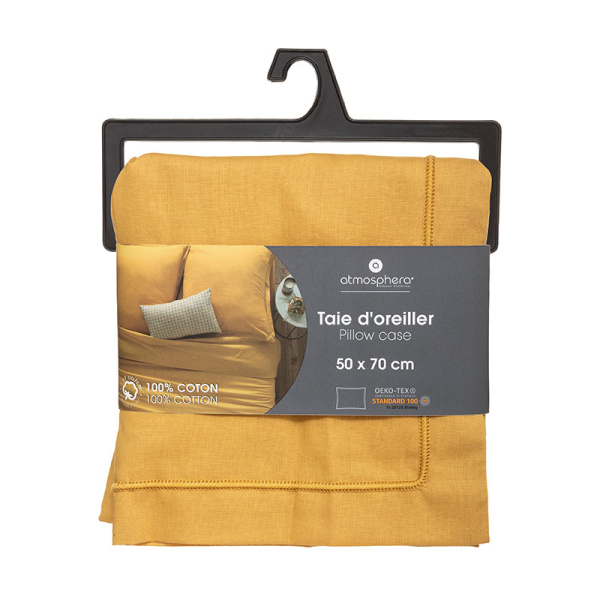 Μαξιλαροθήκη Oxford (50x70) A-S D'Oreiller Ochre 178571R