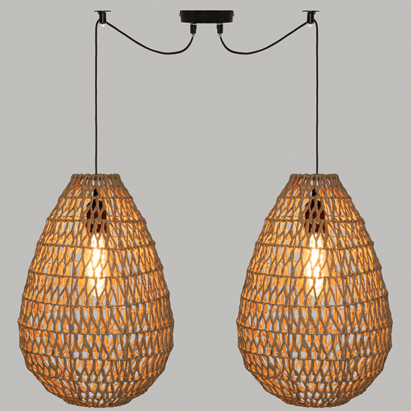 Φωτιστικό Οροφής Δίφωτο A-S Etel 190647