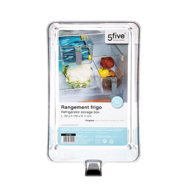 Ράφι Ψυγείου Με Λαβή (27.5x17.5x11) F-V Fridge Organizer 167788