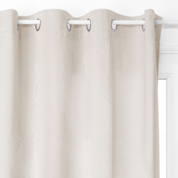 Κουρτίνα Συσκότισης Βελουτέ (140x260) Με Τρουκς A-S Dolce Ivoire 163910A