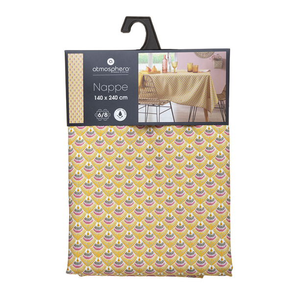 Αλέκιαστο Τραπεζομάντηλο (140x240) A-S Gloria Yellow 163930E