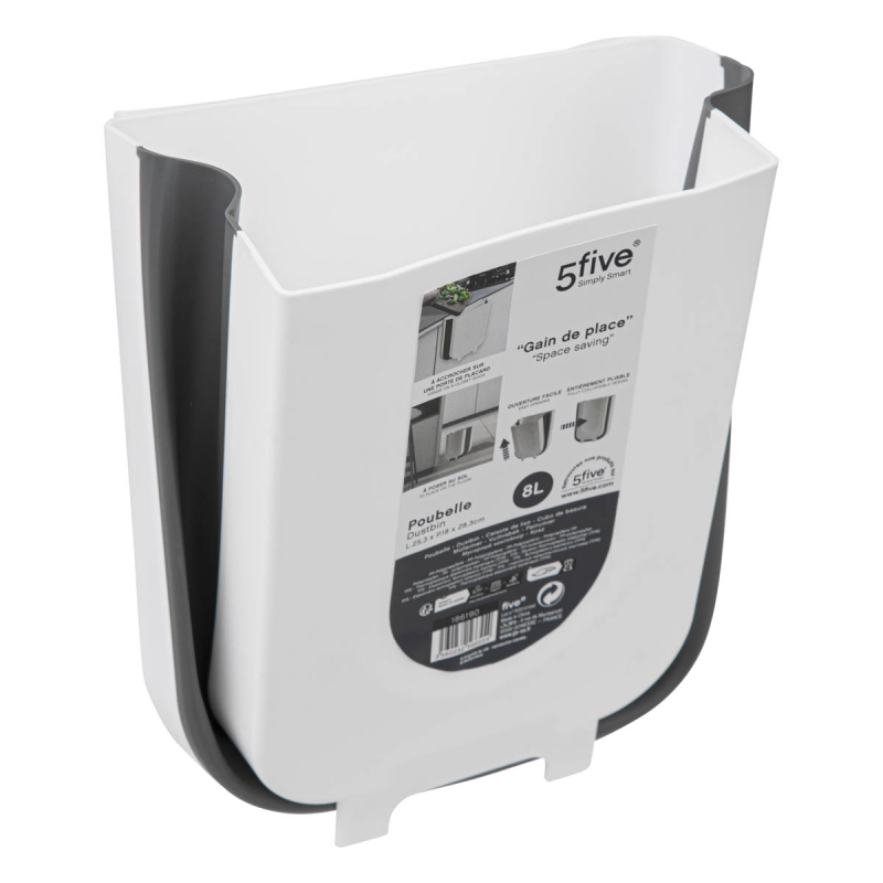 Κάδος Κουζίνας Ντουλαπιού Αναδιπλούμενος F-V 8lt 186190
