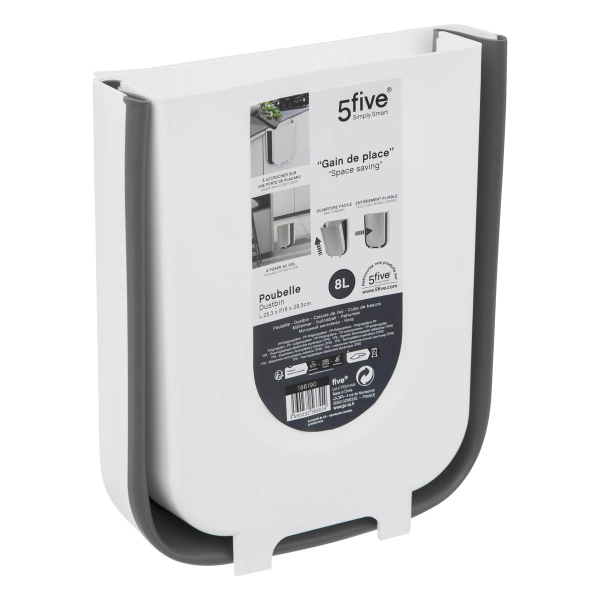 Κάδος Κουζίνας Ντουλαπιού Αναδιπλούμενος F-V 8lt 186190