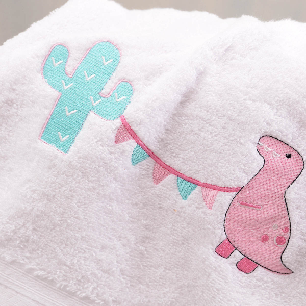 Βρεφικές Πετσέτες (Σετ 2τμχ) Rythmos Diego Pink 450gsm