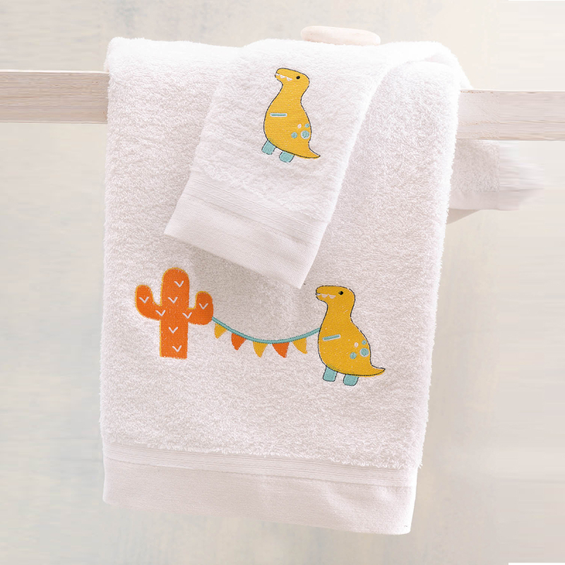 Βρεφικές Πετσέτες (Σετ 2τμχ) Rythmos Diego Yellow 450gsm