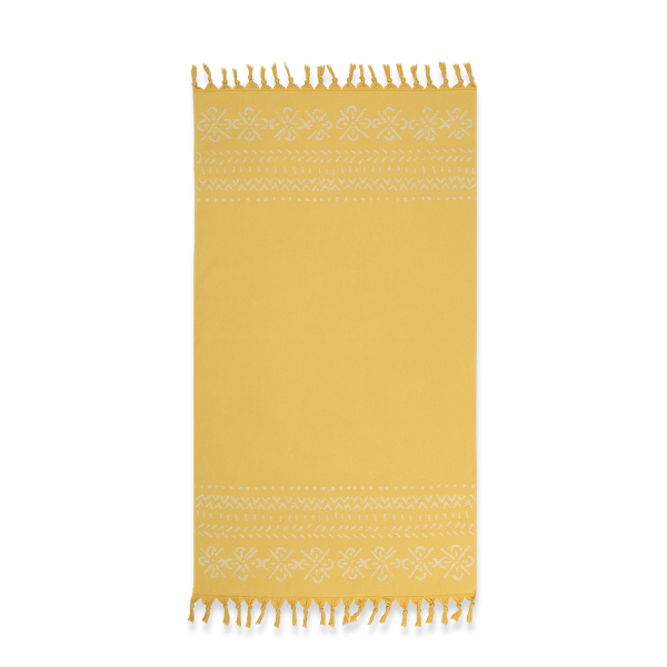 Πετσέτα Θαλάσσης - Παρεό (90x170) Nef-Nef Greyson Yellow