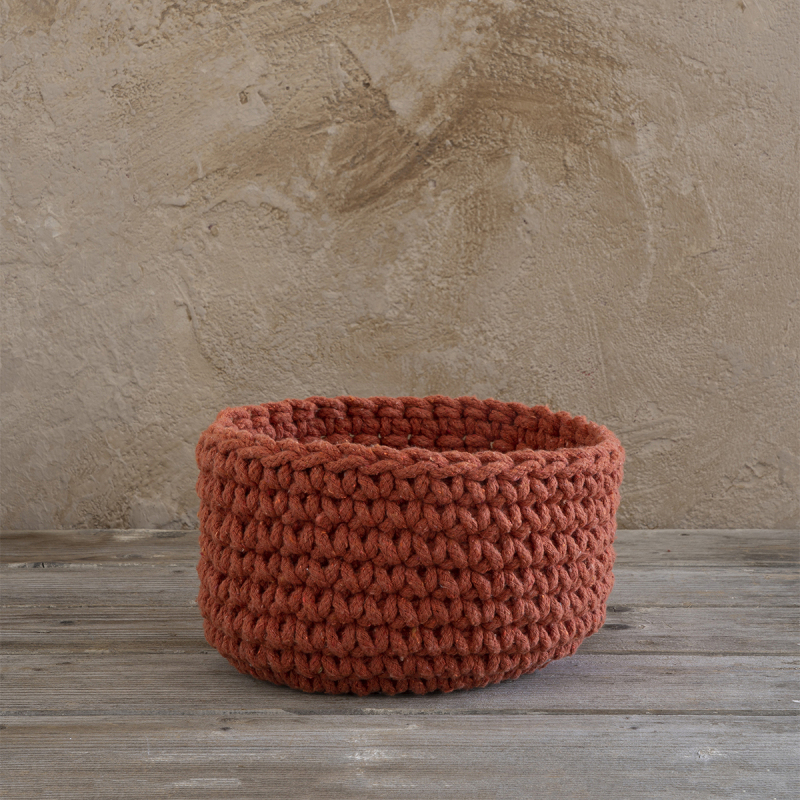 Καλάθι Αποθήκευσης (Φ23x14) Nima Panier Deep Orange