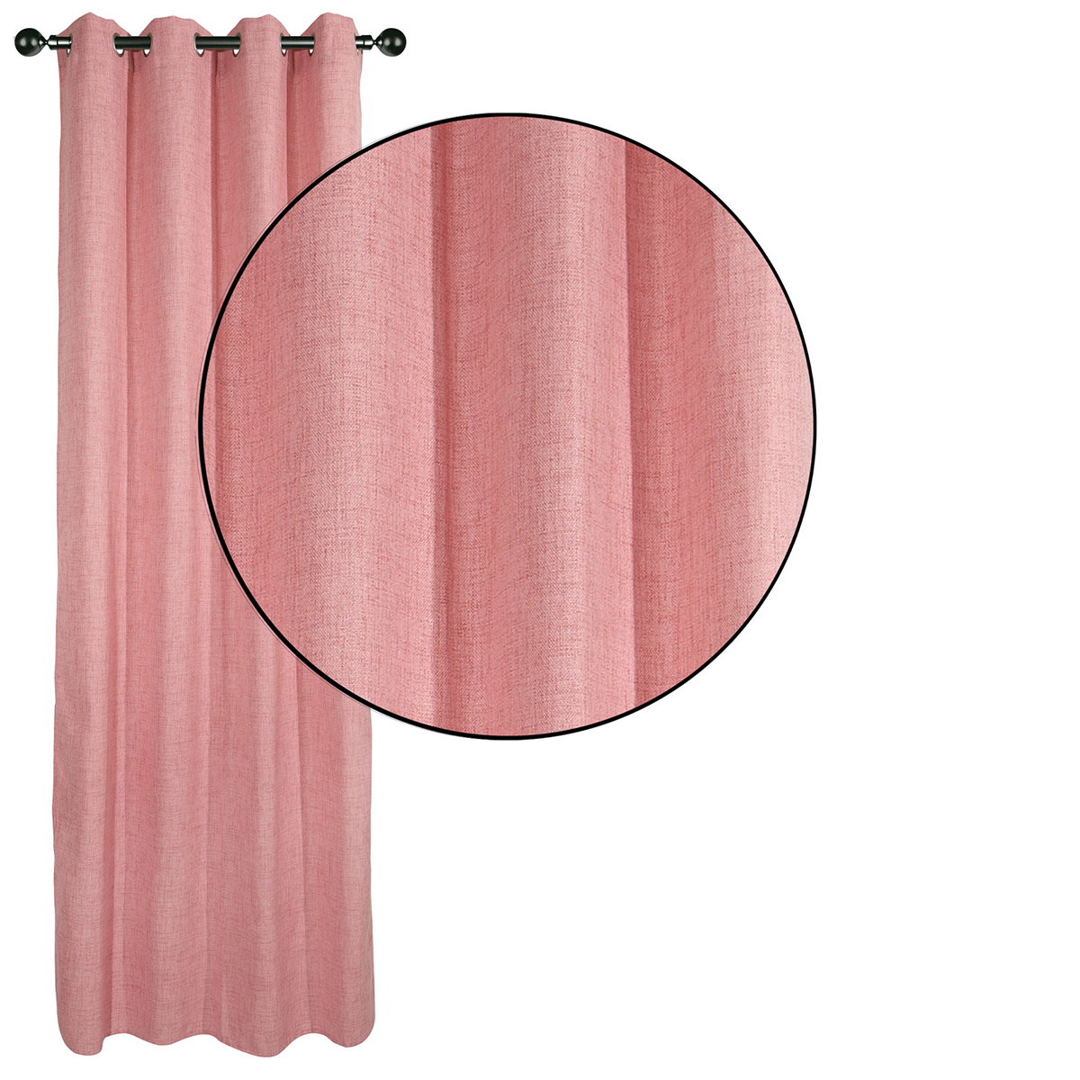 Κουρτίνα (140X270) με Τρουκς Das Home 2238 Pomegranate Κουρτίνες Σαλονιού Spitishop